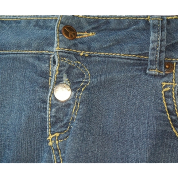 PINK AVE Sz 9 Straight Leg Women's blue jeans - Picture 6 of 6